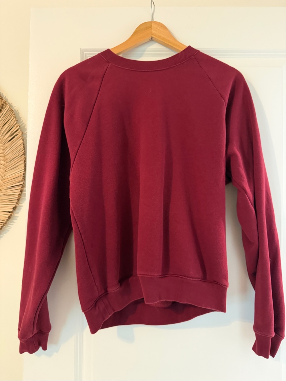 GAP Women's Deep Red Fleece Pullover